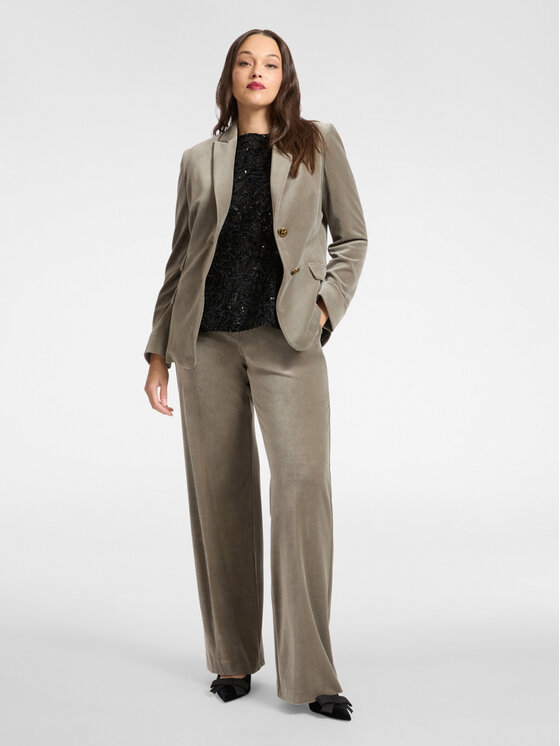 Elena Mirò Elena Mirò Pantaloni di tessuto P165P300369N013 Grigio Regular Fit