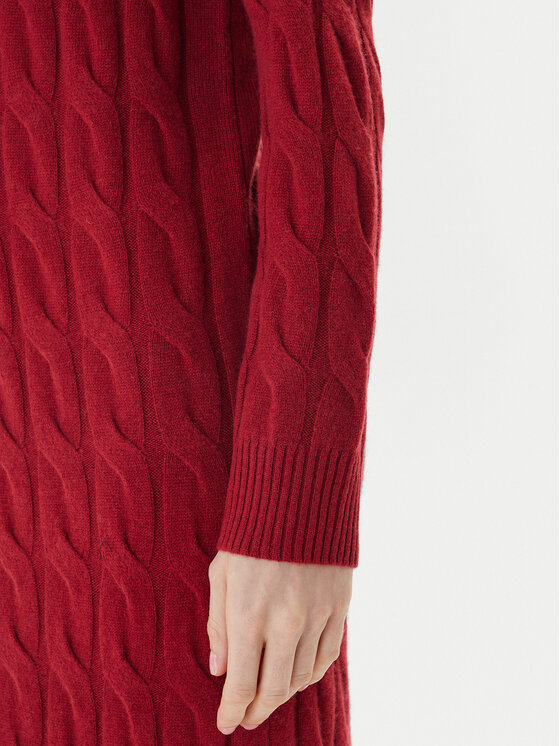 Tommy Hilfiger Tommy Hilfiger Трикотажна сукня WW0WW46429 Червоний Slim Fit