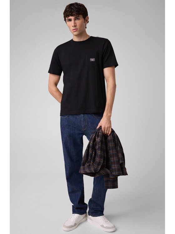 Guess Jeans Guess Jeans T-Shirt 184113 Černá Classic Fit