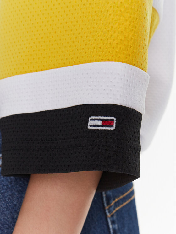 Tommy Jeans Tommy Jeans Majica Collegiate 85 DW0DW14862 Bijela Oversize
