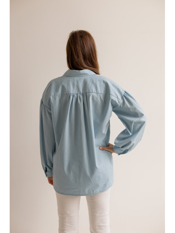 Entelier Entelier Koszula Summer Niebieski Oversize