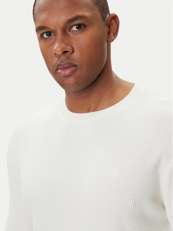 Calvin Klein Calvin Klein Džemper LV04LB327G Écru Regular Fit