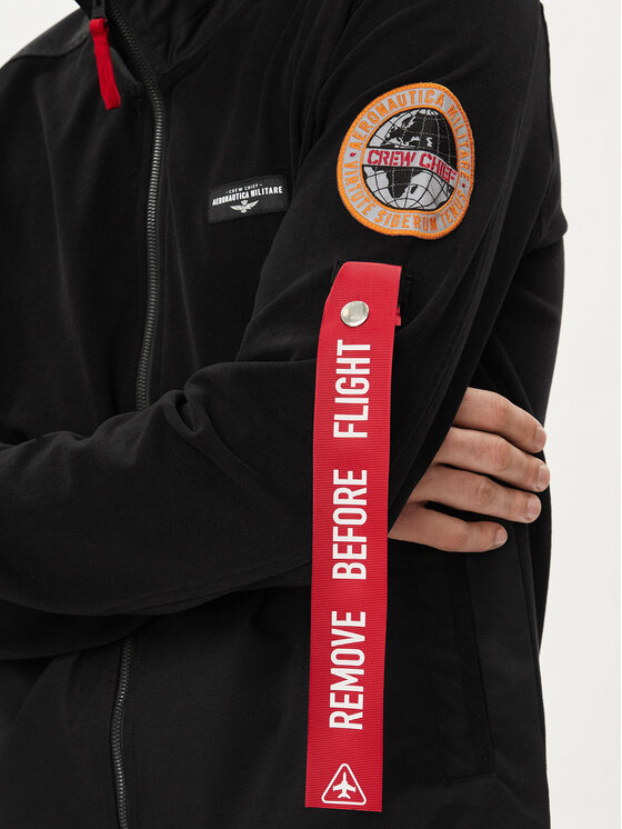 Aeronautica Militare Aeronautica Militare Džemperis 241FE1864J631 Juoda Regular Fit