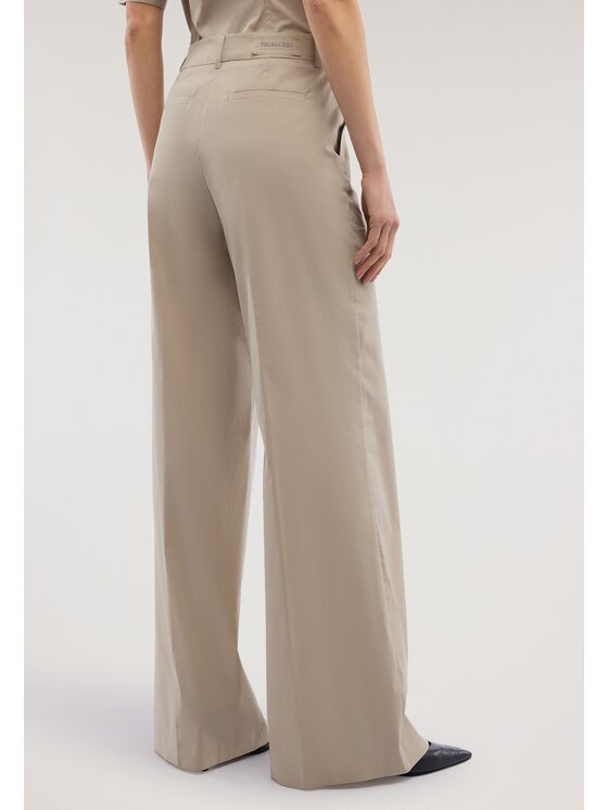 Trussardi Trussardi Pantaloni di tessuto P272A002362N012 Crema Over Fit