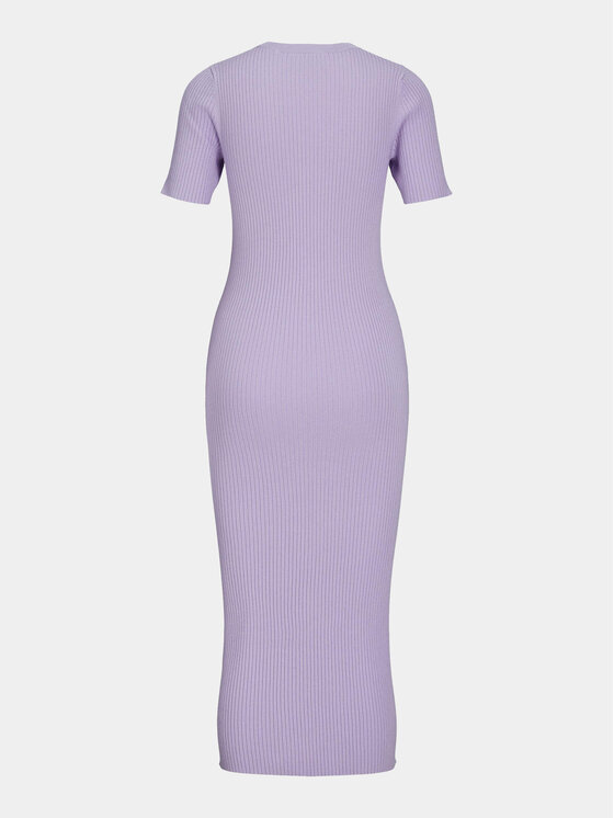 JJXX JJXX Sukienka dzianinowa Ellie 12254342 Fioletowy Slim Fit