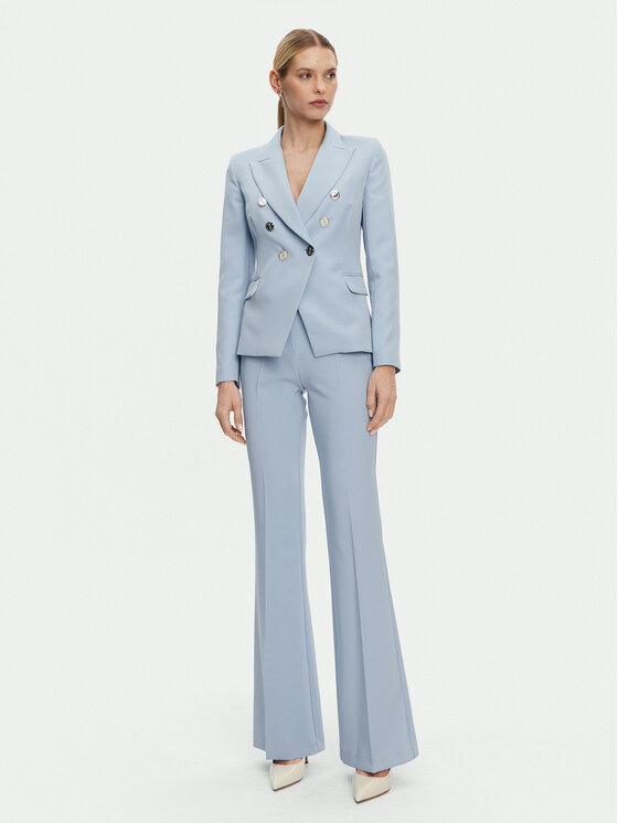 ARTIGLI ARTIGLI Hlače iz tkanine ACPA000840 Svetlo modra Regular Fit