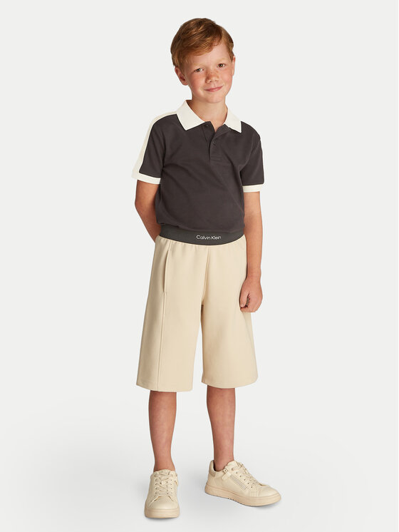 Calvin Klein Jeans Calvin Klein Jeans Polo majica IB0IB02485 Črna Regular Fit