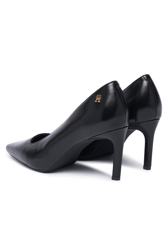 Tommy Hilfiger Tommy Hilfiger High Heels Squared Toe High Heel Lth Pump FW0FW09510 Schwarz