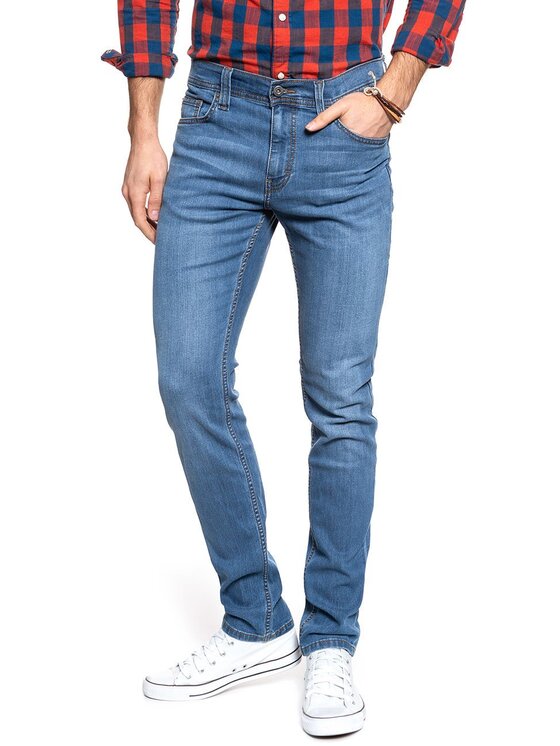 Mustang Mustang Jeansy BOSTEN Niebieski Slim Fit