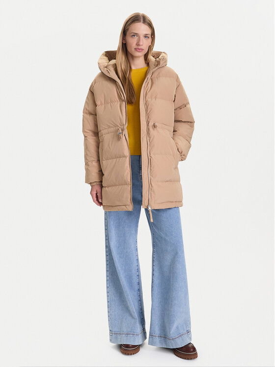 United Colors Of Benetton United Colors Of Benetton Пуховик 22T6DN087 Бежевий Regular Fit