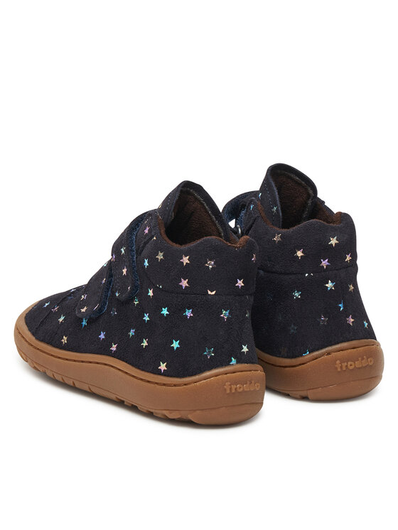 Froddo Froddo Kotníková obuv Barefoot Winter Furry G3110263-13 M Tmavomodrá