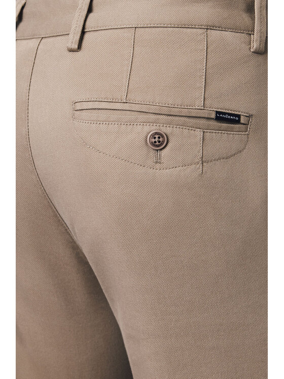 Lancerto Lancerto Chinosy Mikkeli SP082125000005 Beżowy Regular Fit