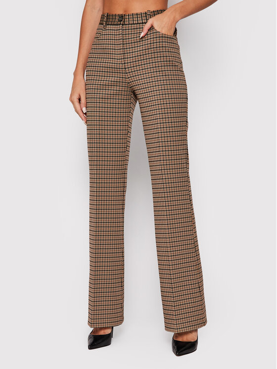 Pinko Pantaloni di tessuto Abha 21-22 BLK01 1G16RR 8519 Beige Regular Fit •  Modivo.it