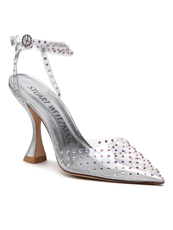 Stuart Weitzman Stuart Weitzman Sandały Glamxcrve100wrppmp Przezroczysty