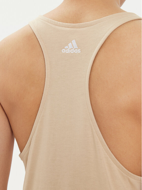 adidas adidas Top Essentials IS2087 Beżowy Regular Fit