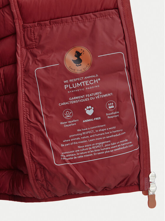 Save The Duck Save The Duck Kurtka przejściowa D33620W GIGA21 Czerwony ciemny Regular Fit