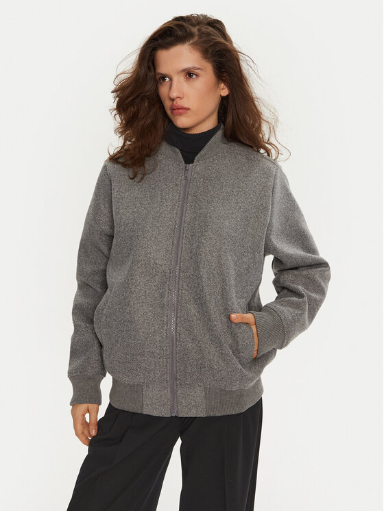 Brave Soul Bundy bomber LJK-WRENLEY Sivá Regular Fit