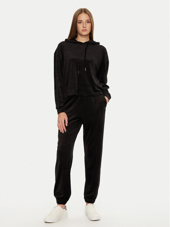 Pieces Pieces Παντελόνι φόρμας Silli 17154432 Μαύρο Regular Fit