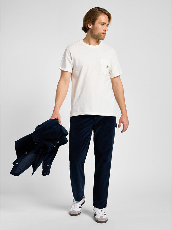 Lee Lee Spodnie materiałowe CARPENTER Niebieski Loose Fit