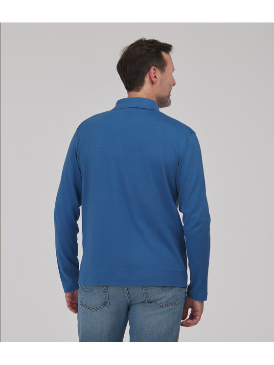 Lee Cooper Lee Cooper Polo MARIO Niebieski Regular Fit