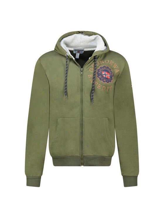 Geographical Norway Geographical Norway Bluza WZ3028H/GN-Kaki Zielony Regular Fit