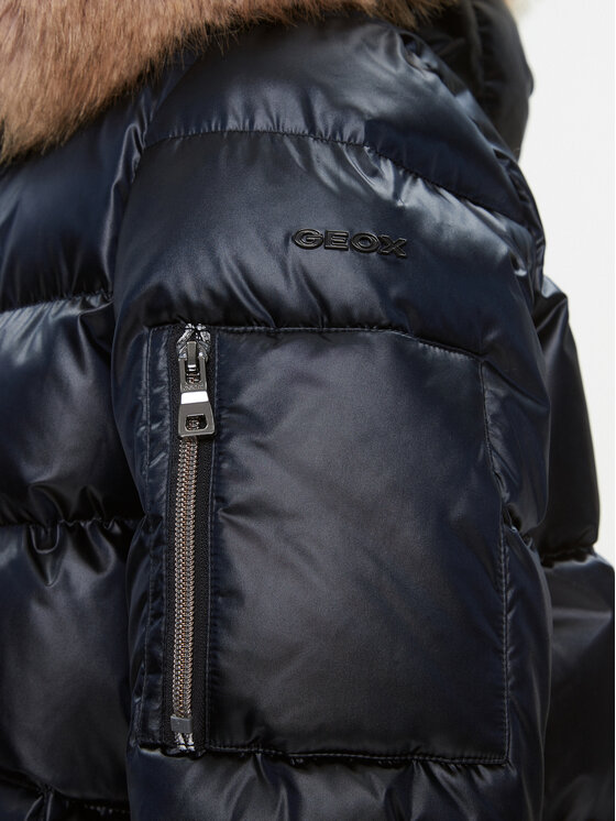 Geox Geox Žieminė striukė Backsie W3628S T3013F 1624 Tamsiai mėlyna Regular Fit