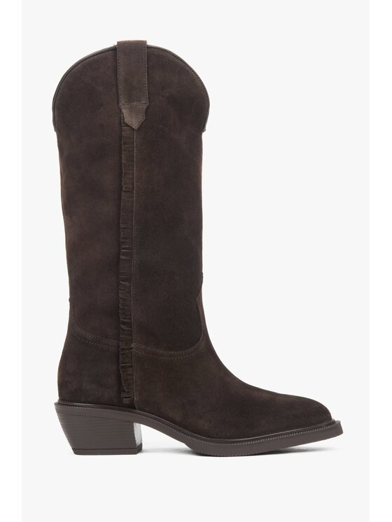 Estro Estro Καουμπόικες Μπότες & Μποτάκια ER00118325 Καφέ