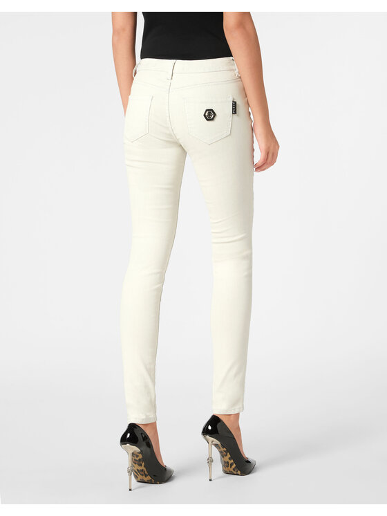PHILIPP PLEIN PHILIPP PLEIN Jeans 18941 Bianco Jegging Fit