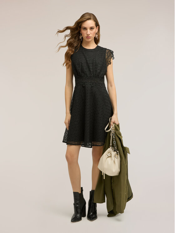 Motivi Motivi Vestito da giorno 7058Q003484N033 Nero Slim Fit