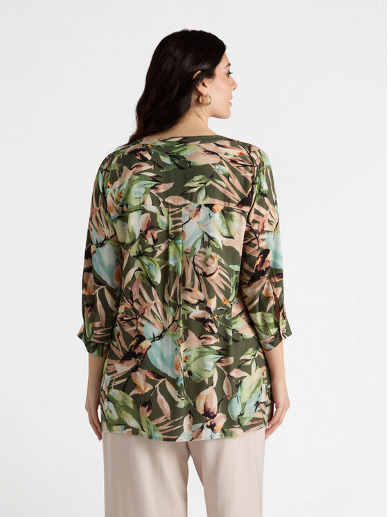 Fiorella Rubino Fiorella Rubino Camicia 5045T001387N0S5 Verde Regular Fit