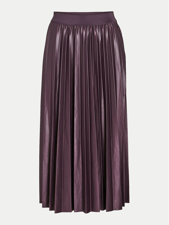 Vila Vila Plisuotas sijonas Nitban 14063241 Violetinė Regular Fit