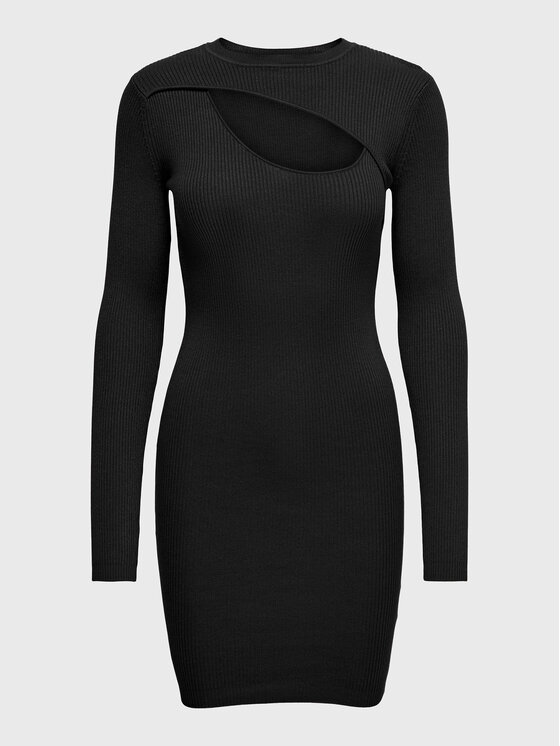 ONLY Rochie tricotată Liza 15267964 Negru Slim Fit