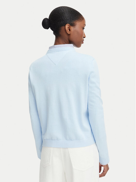 Tommy Jeans Tommy Jeans Maglione Essential DW0DW20159 Azzurro chiaro Regular Fit