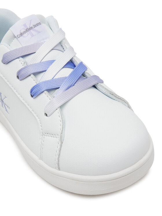 Calvin Klein Jeans Calvin Klein Jeans Laisvalaikio batai Low Cut Lece-UP V1A9-82009-1355X S Balta