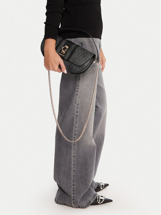 Guess Guess Дамска чанта Erenia HWSO78 38210 Сив