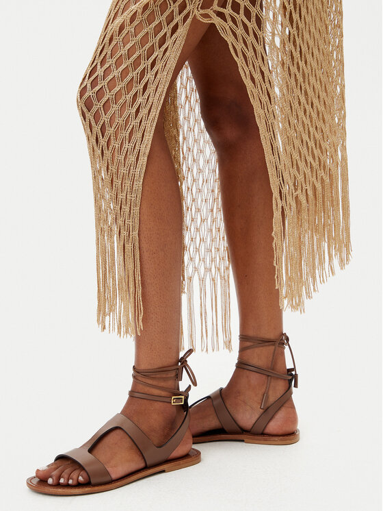 Selmark Selmark Kimono BC197 Zlatá Relaxed Fit