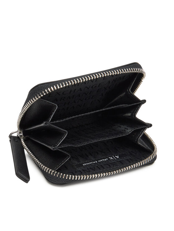 Armani Exchange Armani Exchange Maža Moteriška Piniginė XW001608 AF15324 M2008 Juoda