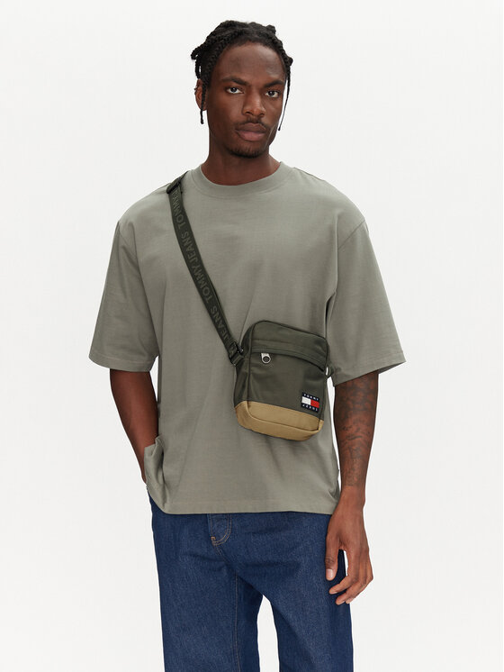 Tommy Jeans Tommy Jeans Saszetka Tjm Ess Daily Squared Reporter AM0AM13265 Khaki
