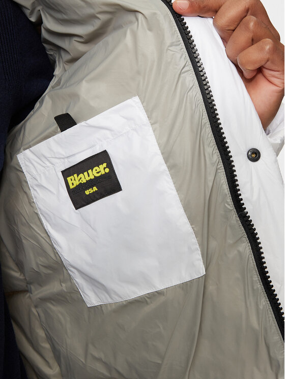 Blauer Blauer Pernata jakna 24WBLUC03028 Bijela Regular Fit
