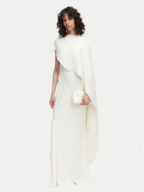 ACCESS FASHION ACCESS FASHION Estélyi ruha 63-3304-875 Krém Slim Fit