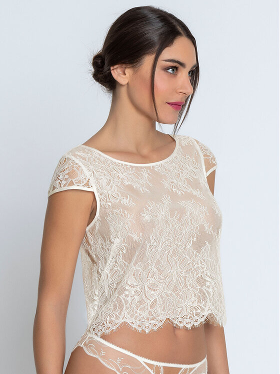 Lise Charmel Lise Charmel Top ALJ5032 Beige Regular Fit