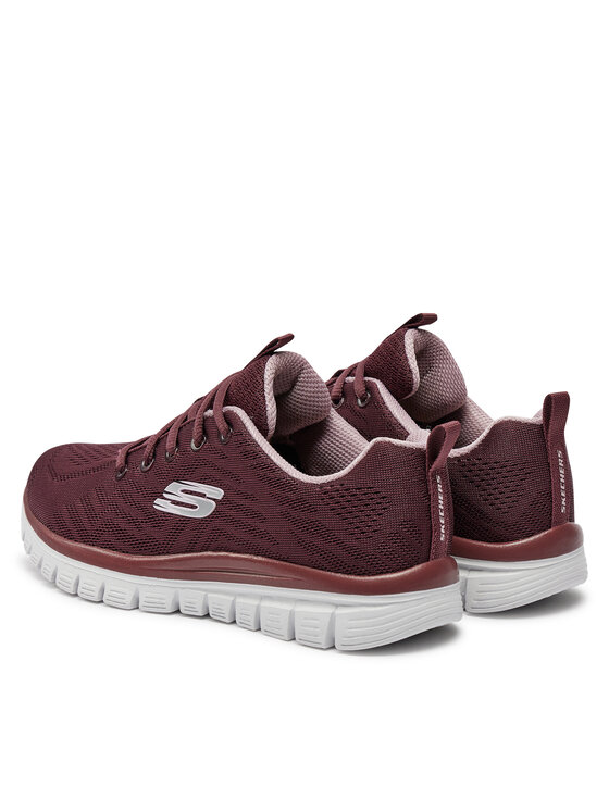 Skechers Skechers Tenisice Get Connected 12615/WINE Tamnocrvena