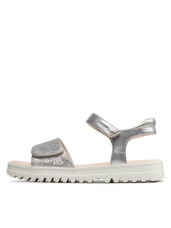 Geox Geox Sandale J S.Coraile G. B J256EB 0NFEW C1007 D Srebrna