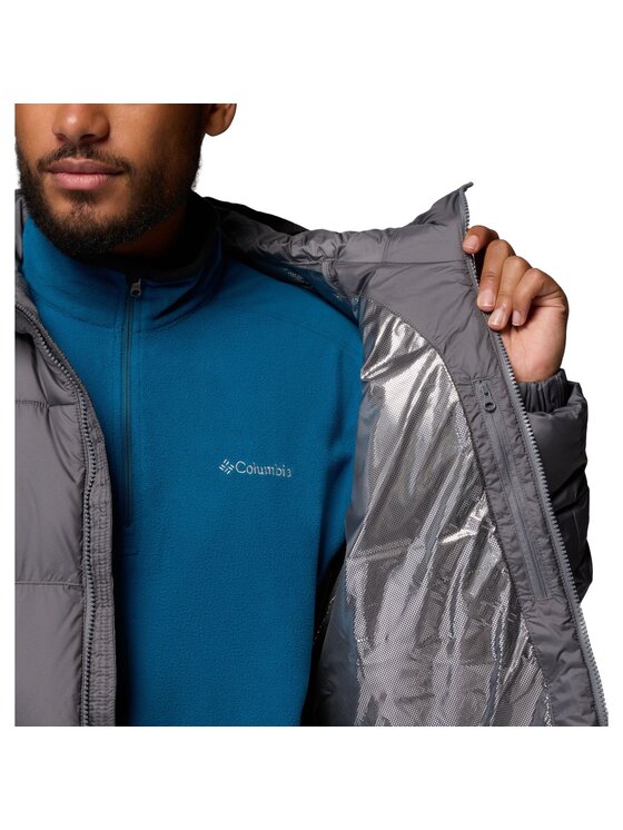 Columbia Columbia Kurtka zimowa Pike Lake II Long Jacket 2050931025 Szary Regular Fit