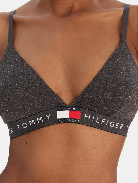 Tommy Hilfiger Tommy Hilfiger Trikotni nedrček UW0UW06224 Siva