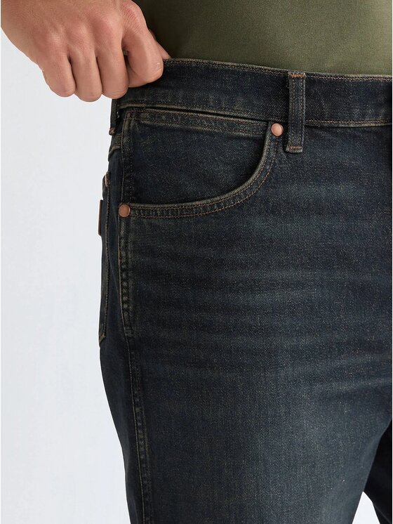 Wrangler Wrangler Szorty jeansowe COWBOY SHORTS Szary Regular Fit