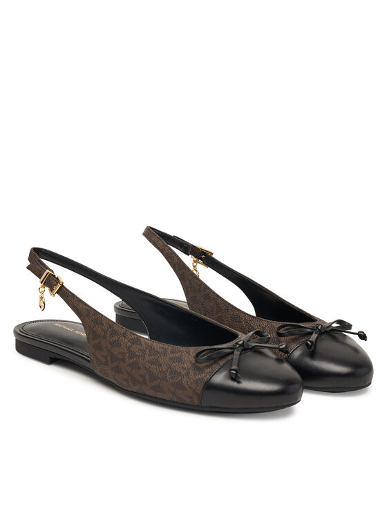 MICHAEL Michael Kors MICHAEL Michael Kors Balerīnas Piper Sling 40S6PIFP1B Brūns