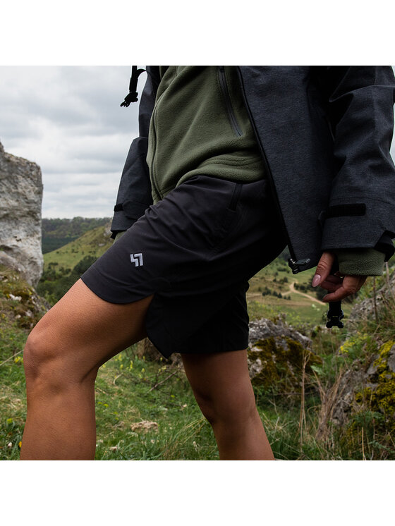 Alpinus Alpinus Spodnie outdoor Ajribaba Czarny Standard Fit