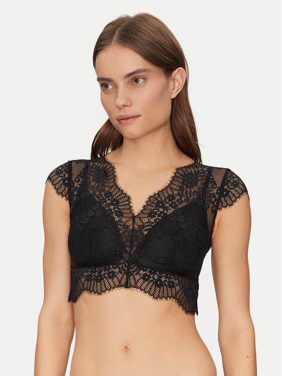 Hunkemöller Hunkemöller Podprsenka Bralette Daphne 300218 Černá