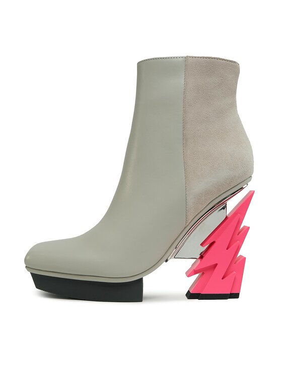 United Nude United Nude Škornji Glam Square 1075079816 Bela